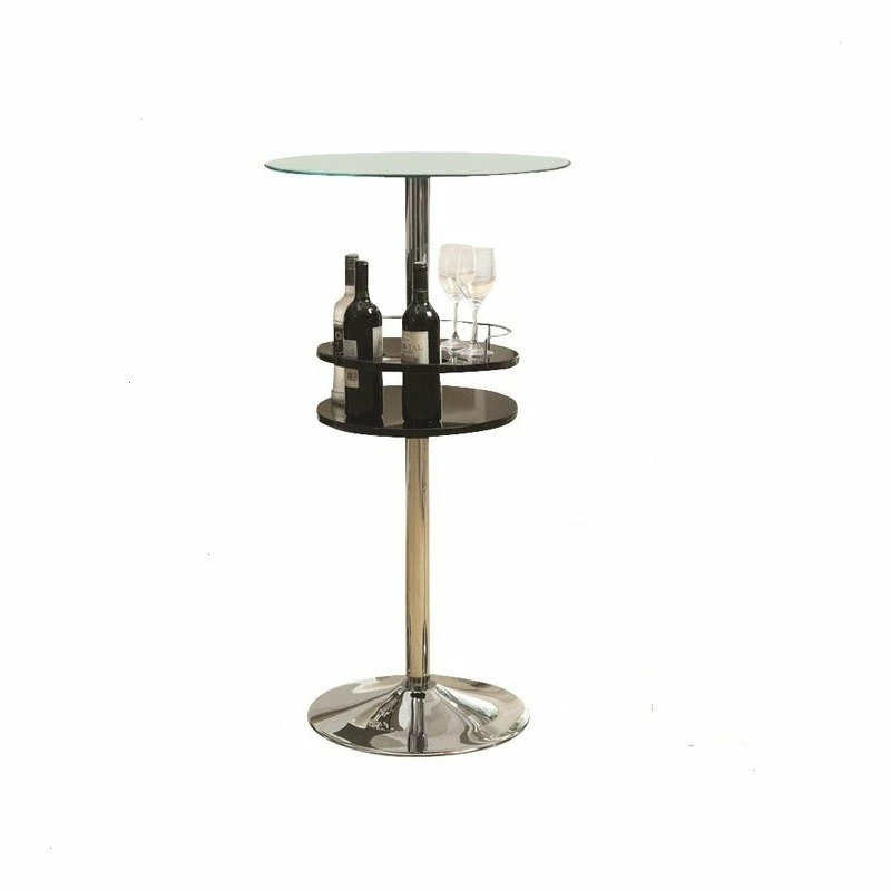 Coaster Home Furnishings Coaster Black Bar Table With Tempered Glass Top And Storage 1 Coaster Home Furnishings Coaster Black Bar Table With Tempered Glass Top And Storage