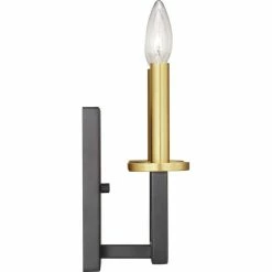 Progress Lighting Blakely Collection 2-Light Graphite Clear Pattern Glass Modern Bath Vanity Light -home bar shop 02f10dcf0eb45e81 6551 w800 h800 b1 p0