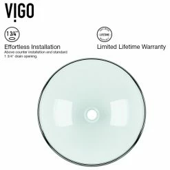 VIGO Crystalline Glass Vessel Bathroom Sink -home bar shop 08e1a22c0e9ed8ca 6053 w800 h800 b1 p0