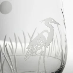 Rolf Glass Heron Stemless Wine Glass 17oz | Set Of 4 -home bar shop 0a110c620c558ace 8966 w800 h800 b0 p0