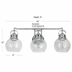 JONATHAN Y Shirley Metal, Bubbled Glass Vanity Light, Chrome, 3-Light -home bar shop 0e1110e0037e51a0 6050 w800 h800 b1 p0