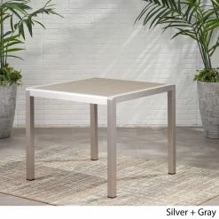 GDFStudio Hallie Outdoor Anodized Aluminum Dining Table With Tempered Glass Table Top, Fau 8 GDFStudio Hallie Outdoor Anodized Aluminum Dining Table With Tempered Glass Table Top, Fau -home bar shop 0e910d3a01d68d3c 1060 w800 h800 b0 p0