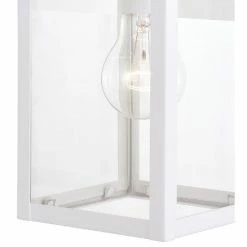 Vaxcel Medinah 1 Light Dusk To Dawn Outdoor Wall Lantern Clear Glass, Textured White, 5 9 Vaxcel Medinah 1 Light Dusk To Dawn Outdoor Wall Lantern Clear Glass, Textured White, 5 -home bar shop 0fd152580f9c6564 4159 w800 h800 b1 p0
