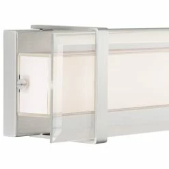 Progress Lighting Miter LED Collection 24" Brushed Nickel Clear Glass Luxe Bath Vanity Light -home bar shop 10d1dc780d60618a 6564 w800 h800 b1 p0