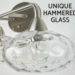 Kira Home Marina 26" Bathroom Light, Hammered Glass Shades, Brushed Nickel 9 Kira Home Marina 26" Bathroom Light, Hammered Glass Shades, Brushed Nickel -home bar shop 11816ec600dce3df 8689 w800 h800 b0 p0