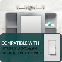 Kira Home Imogen 31" LED Bathroom Light, Etched Glass Shades, 3000k Soft White -home bar shop 11a122a803492896 8430 w800 h800 b0 p0