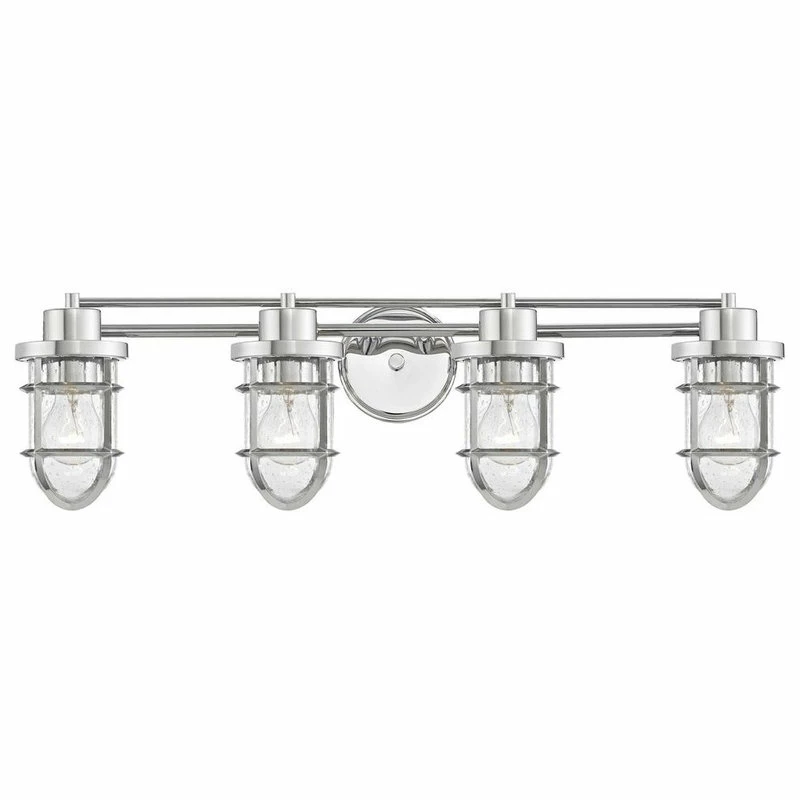 Destination Lighting Seeded Glass Bathroom Light Chrome Cage 4 Lt 1 Destination Lighting Seeded Glass Bathroom Light Chrome Cage 4 Lt