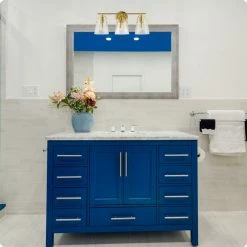 Kira Home Branson 22" Farmhouse Bathroom Light, Seeded Glass Cone Shades -home bar shop 13b1f6130357b14c 8434 w800 h800 b0 p0