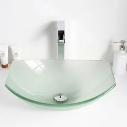 ANZZI Pendant Series Deco-glass Vessel Sink In Lustrous Frosted - LS-AZ085 -home bar shop 13d1bcd70cb5df7f 7056 w800 h800 b0 p0