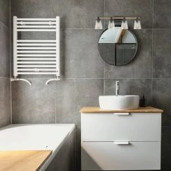 Kira Home Asher 32" Farmhouse / Bathroom Light, Funnel Glass Shades, Smoked -home bar shop 1401383e01d4d628 8438 w800 h800 b0 p0