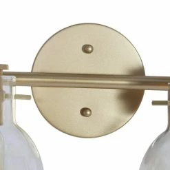 LNC Lighting LNC 2-Light Modern Matte Gold Bell Shade Clear Glass Bathroom Vanity Light 19 LNC Lighting LNC 2-Light Modern Matte Gold Bell Shade Clear Glass Bathroom Vanity Light -home bar shop 1411089f030f0584 3080 w800 h800 b0 p0