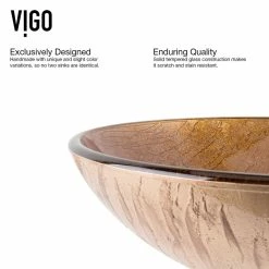 VIGO Mediterranean Seashell Glass Vessel Sink And Faucet Set, Oil Rubbed Bronze 26 VIGO Mediterranean Seashell Glass Vessel Sink And Faucet Set, Oil Rubbed Bronze -home bar shop 1491aa2c0e9edaea 7671 w800 h800 b0 p0