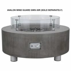 Pyromania Inc. 30" Round Glass Wind Guard For Round Fire Tables -home bar shop 14f1070d0238e224 9544 w800 h800 b1 p0