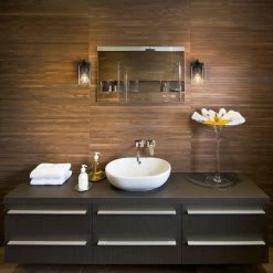 Globe Electric 1-Light Matte Black Vanity Light With Seeded Glass Shade 11 Globe Electric 1-Light Matte Black Vanity Light With Seeded Glass Shade -home bar shop 16e1b7b501819e75 0471 w800 h800 b0 p0