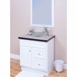 Topia Clear Glass Vessel Sink And Faucet Set, Brushed Nickel 6 Topia Clear Glass Vessel Sink And Faucet Set, Brushed Nickel -home bar shop 1731ee4a0d278d77 6796 w800 h800 b0 p0