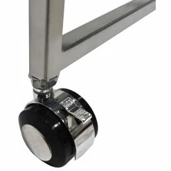 GDFStudio GDF Studio Danae Industrial Modern Iron And Glass Bar Cart, Silver -home bar shop 17e1fd94039fe15c 2558 w800 h800 b1 p0