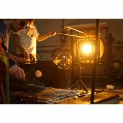 Bicycle Glass Co. Lucent Pendant No. 302a, Blue Glass Shade, Brushed Nickel Hardware -home bar shop 199179b90ae0f36a 0455 w800 h800 b0 p0