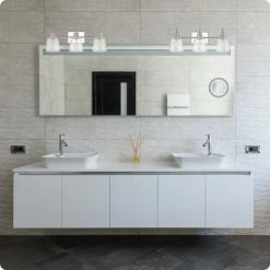 Kira Home Carmine 23" Bathroom / Light, Glass Conic Shades, Brushed Nickel -home bar shop 1bf1455502ea2786 8434 w800 h800 b0 p0