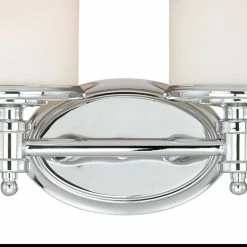 Vaxcel Carlisle 1-Light Vanity, Chrome, White Frosted Opal Glass, 4-Light -home bar shop 1fb127960fa40f82 3666 w800 h800 b0 p0