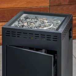 Hanover Naples 40,000 BTU Column Fire Pit With Glass Burner Enclosure -home bar shop 24a155360eaafa57 3147 w800 h800 b0 p0