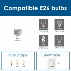 LNC Lighting LNC 22" Modern Matte Black Globe Clear Glass Bathroom Vanity Light -home bar shop 2551903d0396df98 5580 w800 h800 b0 p0