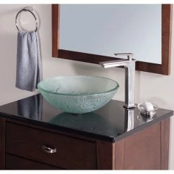 Novatto Gelo Glass Vessel Bathroom Sink -home bar shop 2591a60a09109677 6985 w800 h800 b0 p0