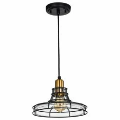 Edvivi Lighting Locke 1-Light Black And Antique Gold Pendant With Clear Glass Shade 16 Edvivi Lighting Locke 1-Light Black And Antique Gold Pendant With Clear Glass Shade -home bar shop 267132940d8e6304 8925 w800 h800 b1 p0