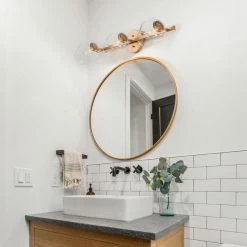 LALUZ 3-Light Matte Gold Modern Bathroom Vanity Light With Clear Glass Shade -home bar shop 2741c5140324232c 0960 w800 h800 b0 p0