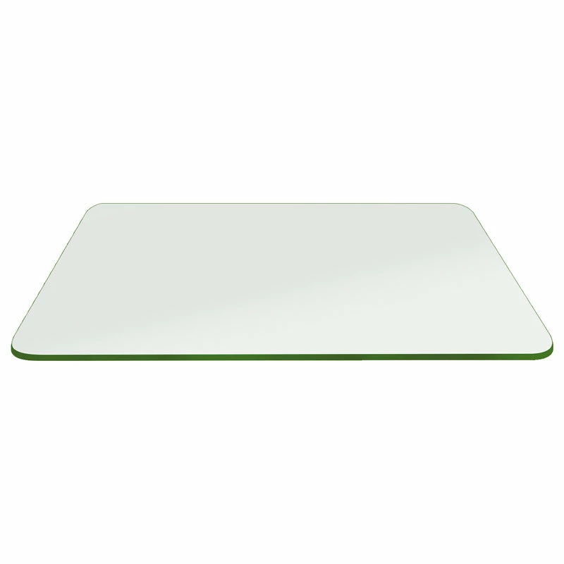 Fab Glass And Mirror Rectangle Glass:30X60 Inch 1/2 Thick Flat Edge Tempered Radius Corner 1 Fab Glass And Mirror Rectangle Glass:30X60 Inch 1/2 Thick Flat Edge Tempered Radius Corner
