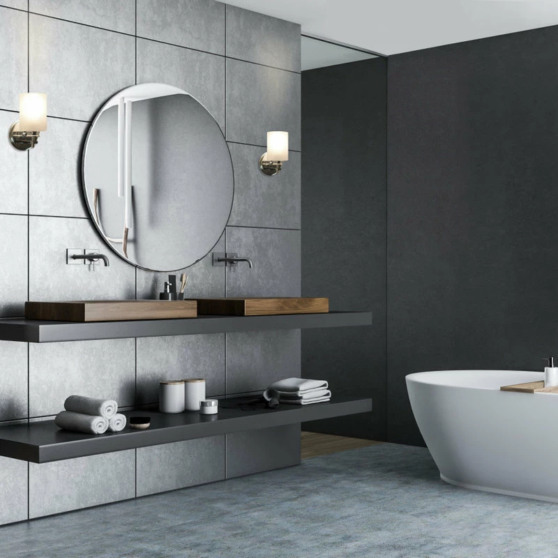 Kira Home Phoebe 8" Wall Sconce/ Light, Frosted Seeded Glass Shade, Chrome 6 Kira Home Phoebe 8" Wall Sconce/ Light, Frosted Seeded Glass Shade, Chrome - Image 6