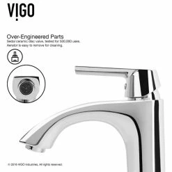 VIGO Brown And Gold Fusion Glass Vessel Sink And Faucet Set, Chrome -home bar shop 2c01a4ac0e9ed8c7 7700 w800 h800 b1 p0