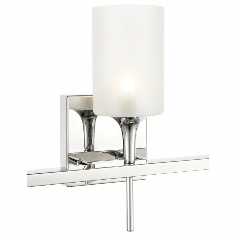 Woodbridge Lighting Inc. Chelsea 3-Light Bath, Sand Blasted Cylinder Glass, Halogen G9 4 Woodbridge Lighting Inc. Chelsea 3-Light Bath, Sand Blasted Cylinder Glass, Halogen G9 - Image 4
