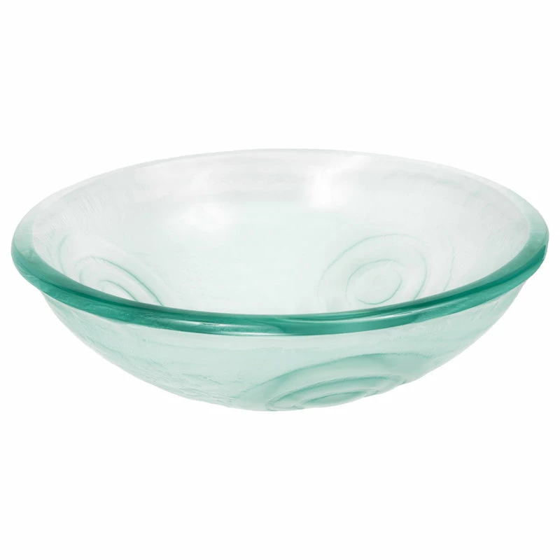 Eden Bath - Vessel Sinks Clear Swirls Glass Vessel Sink 1 Eden Bath - Vessel Sinks Clear Swirls Glass Vessel Sink