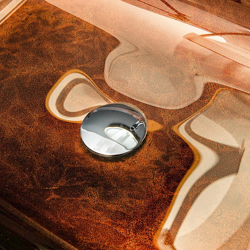 Vinnova Glass Rectangular Vessel Bathroom Sink Without Faucet, Reddish Brown 9 Vinnova Glass Rectangular Vessel Bathroom Sink Without Faucet, Reddish Brown - Image 9