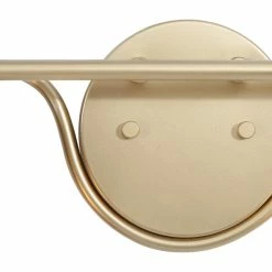 LALUZ 2-Light Matte Gold Modern Vanity Bathroom Vanity Light With Clear Glass -home bar shop 2e71d19d040af2e0 9692 w800 h800 b1 p0