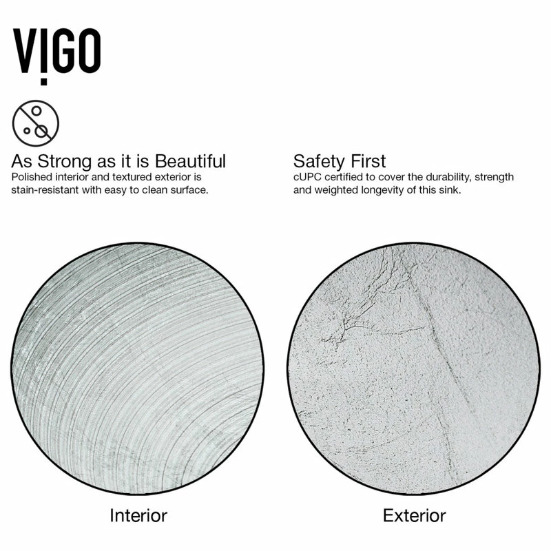 VIGO Simply Silver Glass Vessel Sink And Blackstonian Faucet Set, Matte Black 10 VIGO Simply Silver Glass Vessel Sink And Blackstonian Faucet Set, Matte Black - Image 10