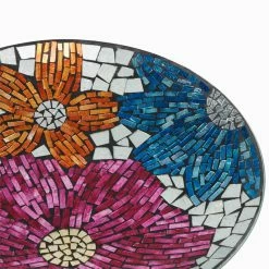 Alpine Corporation 18" Floral Metallic Mosaic Glass Birdbath With Metal Stand 14 Alpine Corporation 18" Floral Metallic Mosaic Glass Birdbath With Metal Stand -home bar shop 3191ea9200b7f177 3610 w800 h800 b0 p0