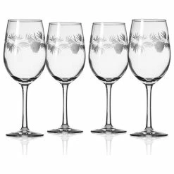 Rolf Glass Icy Pine White Wine Glass, 12 Oz., Set Of 4
