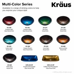 Kraus USA, Inc. Golden Pearl Rectangle Glass Vessel Bathroom Sink -home bar shop 35719a5900e5e797 3162 w800 h800 b1 p0