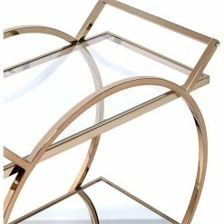 Acme Furniture ACME Traverse Glass Top Serving Cart In Champagne -home bar shop 36a1b7bb0c1aaf23 6146 w800 h800 b0 p0