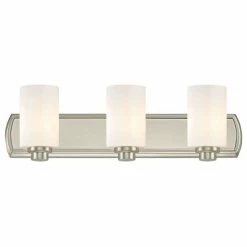 Destination Lighting 3-Light Bathroom Light In Satin Nickel And Shiny Opal Glass -home bar shop 3971d4b909e52163 7775 w800 h800 b1 p0