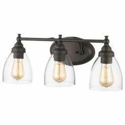 CHLOE Lighting, Inc. Elissa 3-Light Rubbed Bronze Bath Vanity-Light Clear Glass 23" -home bar shop 3a9139ec0ae23159 5561 w800 h800 b1 p0