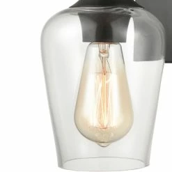 Ecopower Light LLC Clear Glass Bathroom Wall Sconces Lighting, Set Of 2, Black 11 Ecopower Light LLC Clear Glass Bathroom Wall Sconces Lighting, Set Of 2, Black -home bar shop 3d81d34002a16c2d 6476 w800 h800 b0 p0