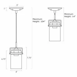 Kira Home Wyer 8" / Farmhouse Pendant Light, Glass Cylinder Shade, Dimmable -home bar shop 3df1b3c00d7c3e40 8428 w800 h800 b1 p0