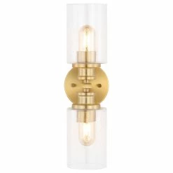 JONATHAN Y Jules Edison 16.5" 2-Light Seeded Glass LED Vanity, Brass Gold 13 JONATHAN Y Jules Edison 16.5" 2-Light Seeded Glass LED Vanity, Brass Gold -home bar shop 41511234014cad8d 9290 w800 h800 b1 p0