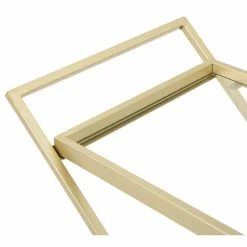 GDFStudio GDF Studio Easter Indoor Industrial Iron And Glass Bar Cart, Gold -home bar shop 42718834037d8984 1894 w800 h800 b1 p0