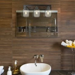 Globe Electric Williamsburg 3-Light Matte Black And Faux Wood Vanity Light, Clear Glass Shades 14 Globe Electric Williamsburg 3-Light Matte Black And Faux Wood Vanity Light, Clear Glass Shades -home bar shop 43e132050fdbae32 0102 w800 h800 b0 p0