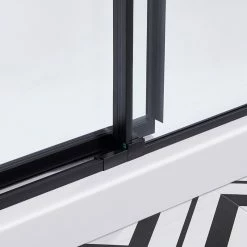 Ove Decors Amy 60 In. Frameless Tempered Shower Glass Panels In Black -home bar shop 43e1837c01b8c1c9 4196 w800 h800 b0 p0