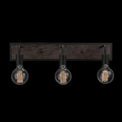 Globe Electric 5-Piece All-In-One Bathroom Set, 3-Light Vanity Light With Seeded Glass Shades -home bar shop 4571c08a01819dd0 0469 w800 h800 b0 p0