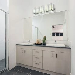 EGLO USA Vanity Wall Light With Chrome Finish And Clear And White Glass -home bar shop 46a19f7f03c847a8 0255 w800 h800 b0 p0